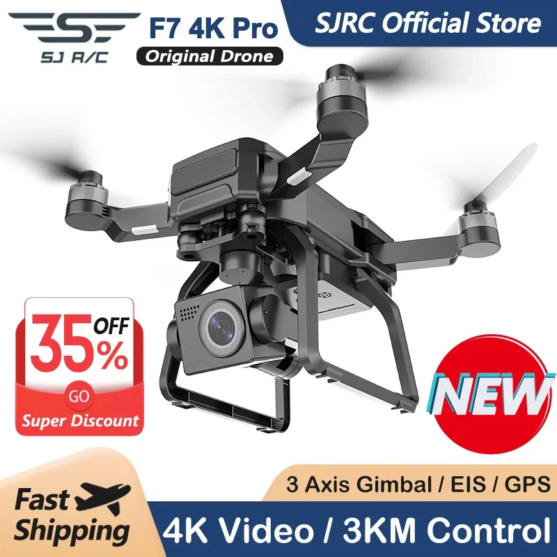 Drone Camera Professional - SJRC F7 4K PRO Kamera Drone