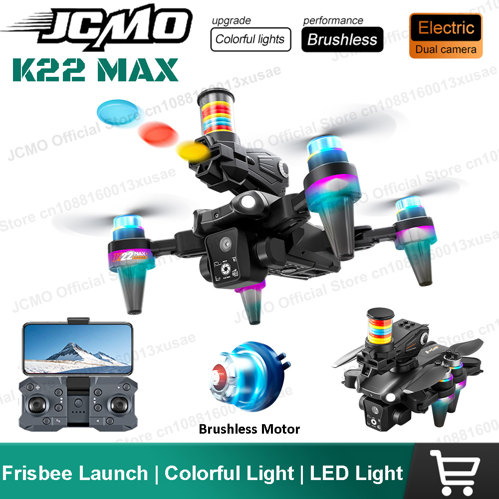 Drone Camera Professional - JCMO K22 MAX Frizbi Fırlatma Dronu